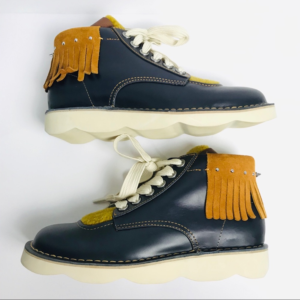 Coach Troopa High Top Shearling Derby Boots - Picture 2 of 13